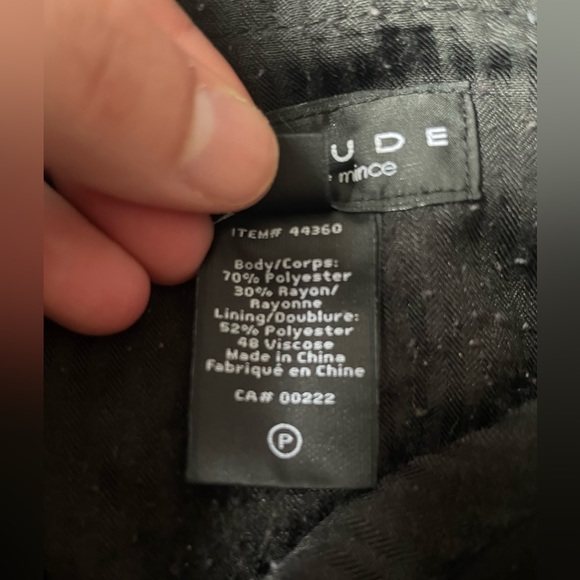 Black straight leg dress pants (size 32x30) - Picture 3 of 4